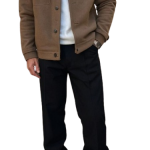 Men Brown Casual Shirt Jacket